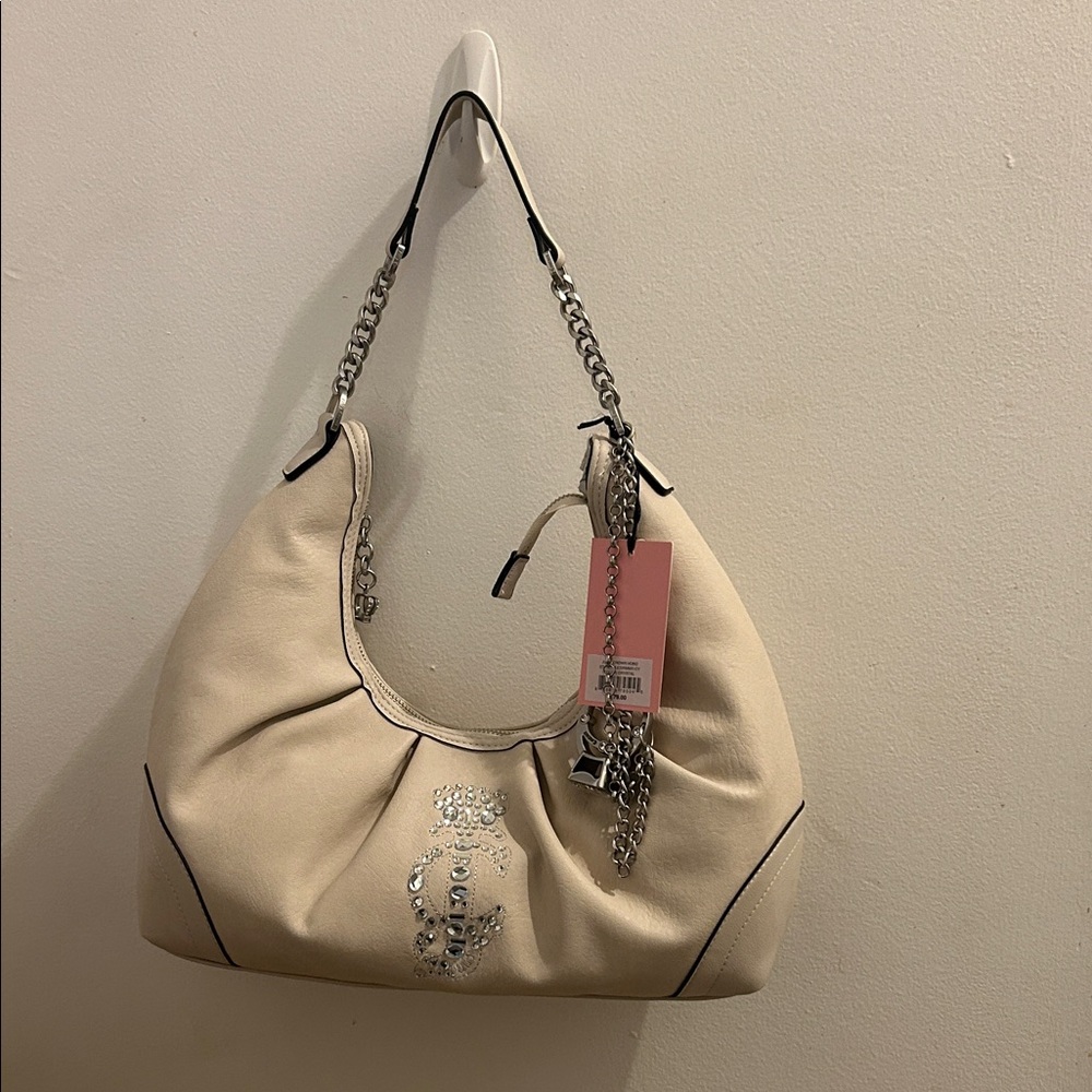 Juicy Couture Cream hobo purse